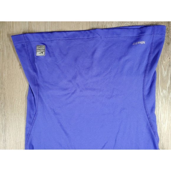 Nike Pro Nike Fit Womens S(4-6) Purple Athletic Track Jacket 1/4 Zip Stretch LS - Picture 2 of 11